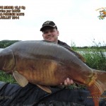 Carpe miroir 15,9 kg Prise par David Juillet 2014