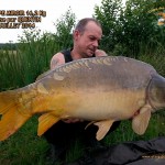 Carpe miroir 16,2kg Prise par Quentin Juillet 2014