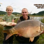 Carpe miroir 14,8kg Prise par Peter Aout 2014