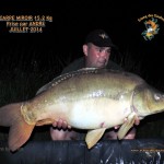 Carpe miroir 15,2kg Prise par Andr+-« Juillet 2014 3