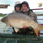 5 Carpe miroir 13,800 kg Prise par Steven Avec Lowie oct 2014